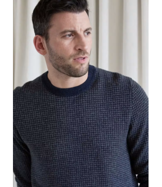 Autumn Cashmere Houndstooth Crew