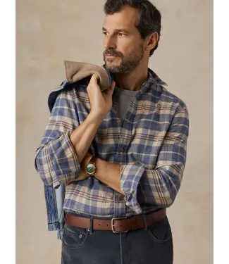 Faherty Timberline Brushed Twill Shirt