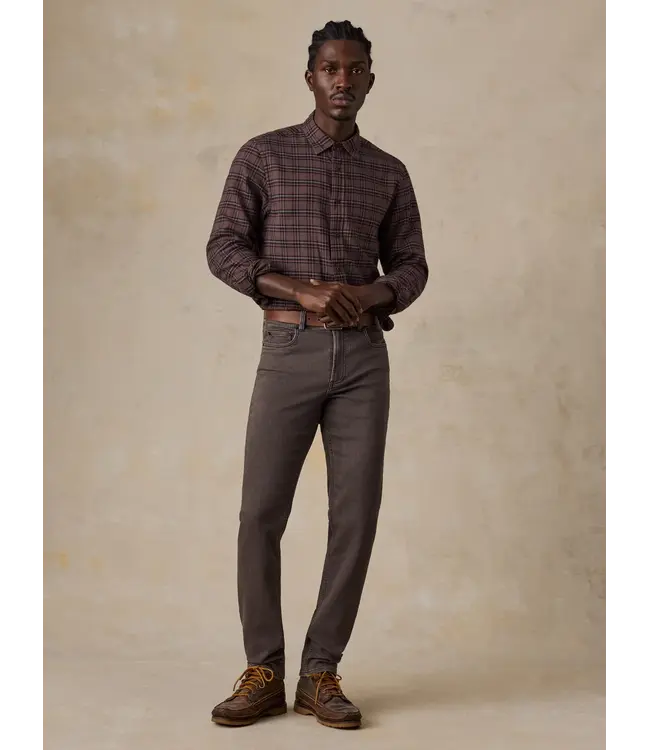 Faherty Timberline Brushed Twill Shirt - Smoky Hills Plaid