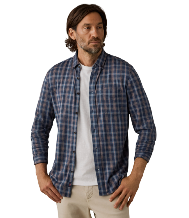 Faherty Men's Coastline Knit Shirt - Crestwood River Plaid