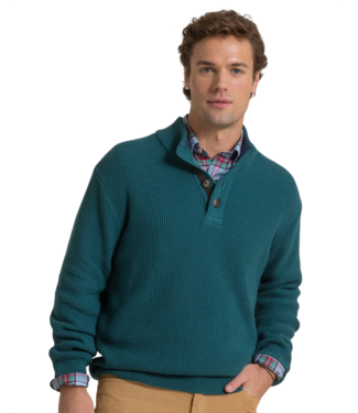 Southern Tide Quarter Button Sweater