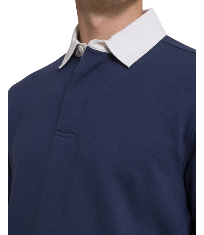 Southern Tide Men's Rugby Sweatshirt - Dress Blue