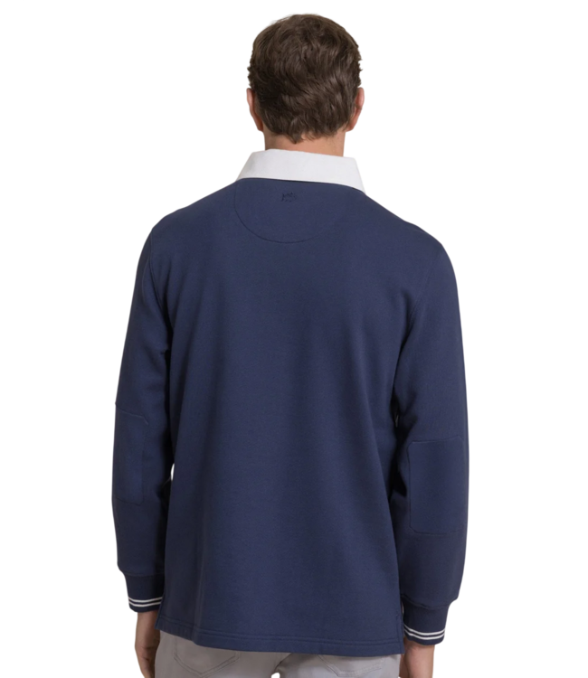 Southern Tide Men's Rugby Sweatshirt - Dress Blue
