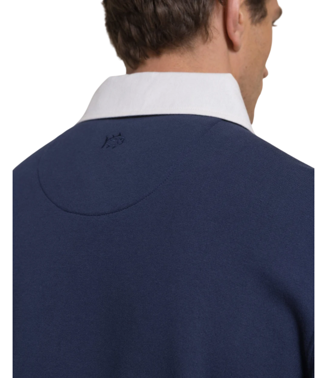 Southern Tide Men's Rugby Sweatshirt - Dress Blue