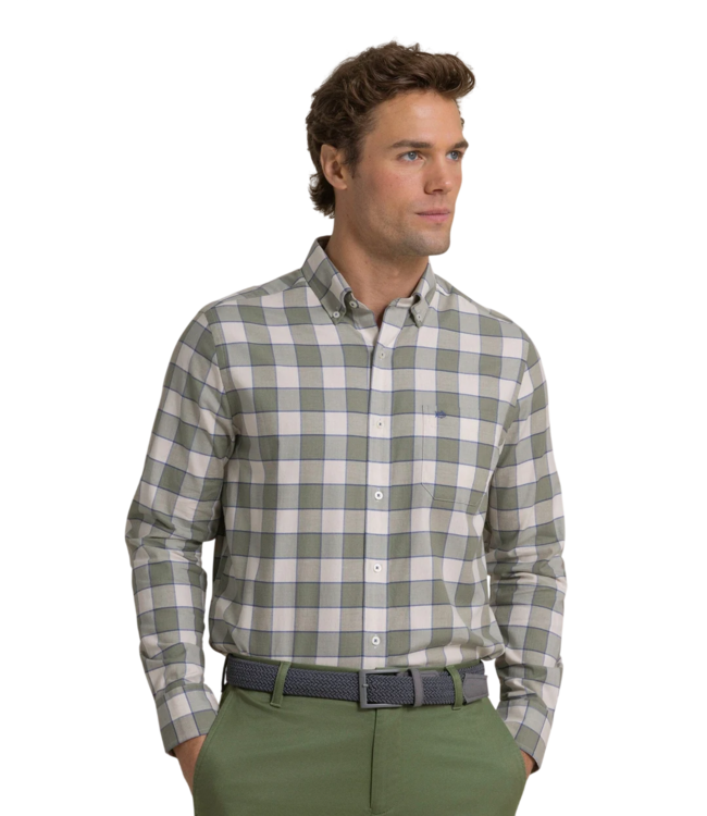 Southern Tide Men's Skipjack Sunny Cove Sport Shirt - Cedar Green