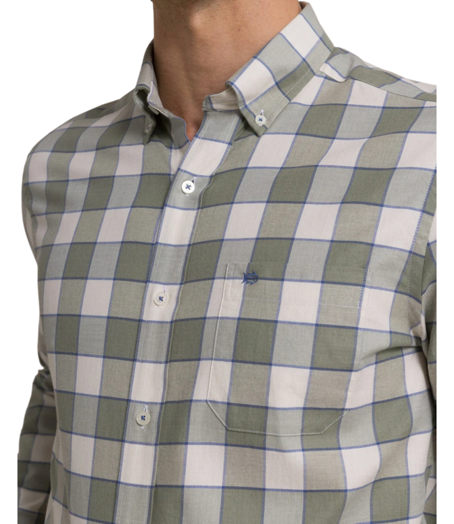 Southern Tide Men's Skipjack Sunny Cove Sport Shirt - Cedar Green