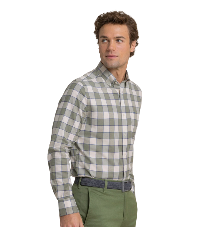 Southern Tide Men's Skipjack Sunny Cove Sport Shirt - Cedar Green
