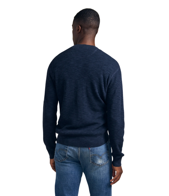 Conor Men's Crew Neck Sweater - Navy | Velvet by Graham and Spencer