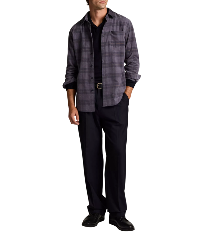 Corduroy Hamilton Plaid Shirt - Late Evening Combo