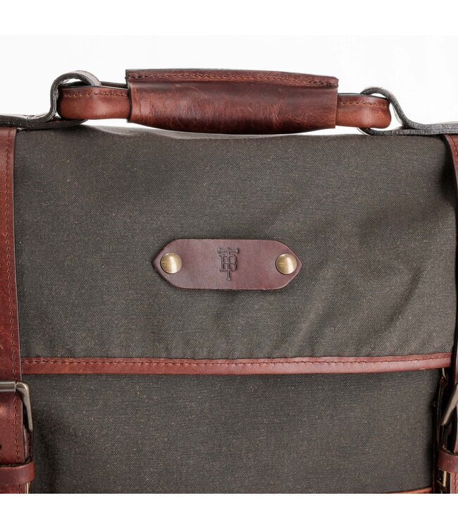 Canvas Messenger Bag - Bark | Tom Beckbe