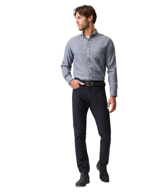 Barhill Long Sleeve Sports Fit Shirt - Denim | Rodd & Gunn