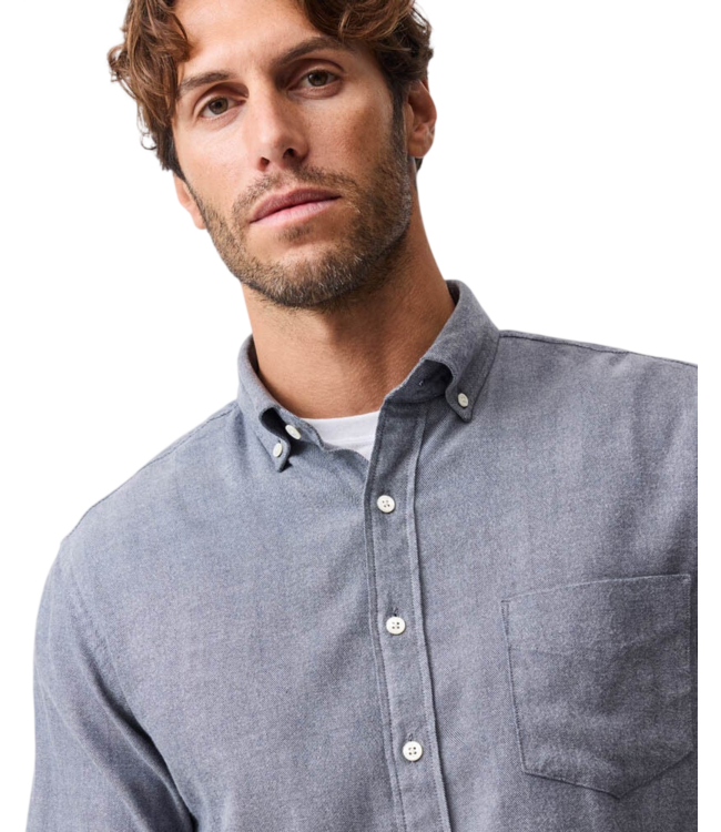 Barhill Long Sleeve Sports Fit Shirt - Denim | Rodd & Gunn