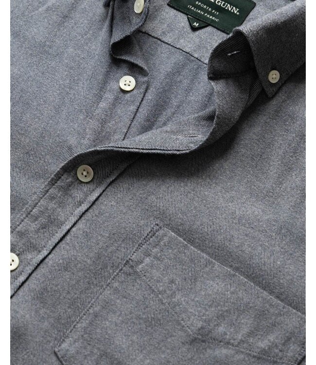 Barhill Long Sleeve Sports Fit Shirt - Denim | Rodd & Gunn