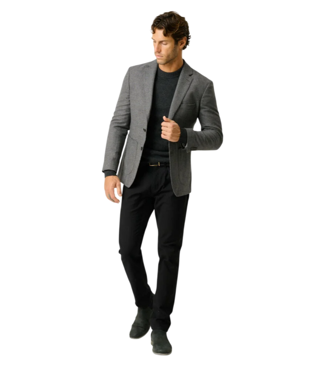 Stewart Island Knit Sweater - Dark Charcoal | Rodd & Gunn
