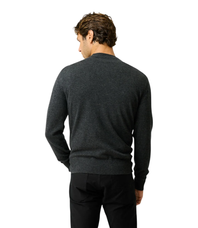 Stewart Island Knit Sweater - Dark Charcoal | Rodd & Gunn
