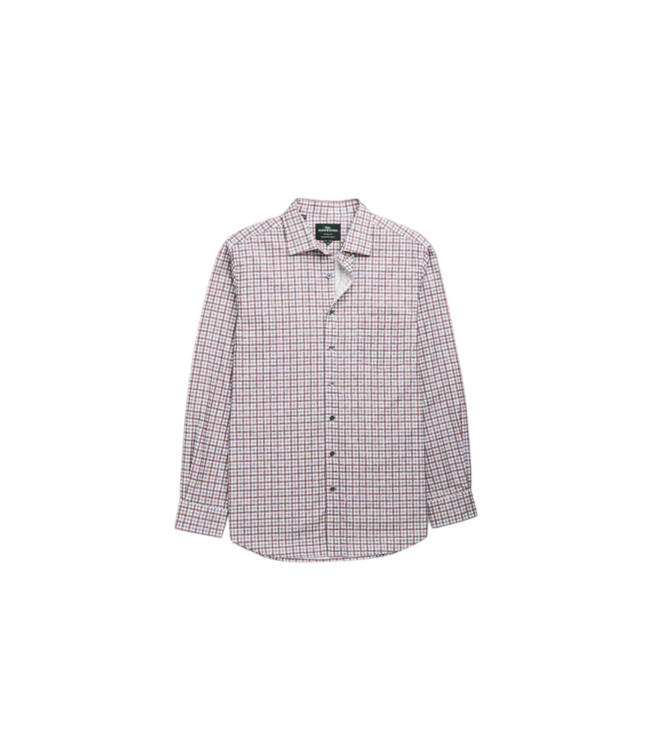 Gledknowe Sports Fit Shirt - Merlot | Rodd & Gunn