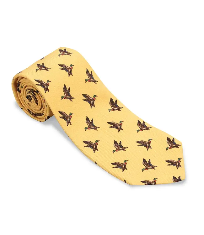 Butter Caldwell Ducks Necktie | R. Hanauer