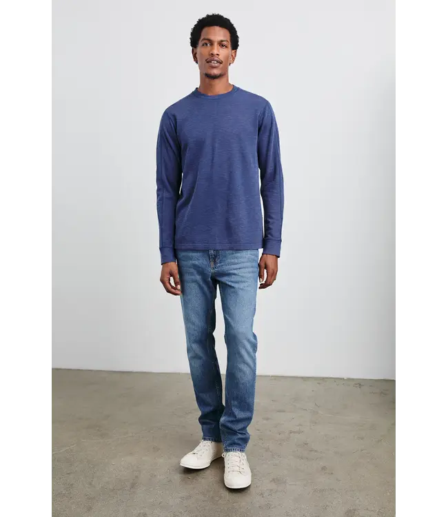 Rheese Long Sleeve Tee - Vintage Indigo | Rails