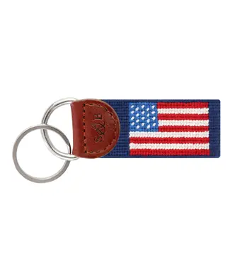 Smathers and Branson American Flag Key Fob