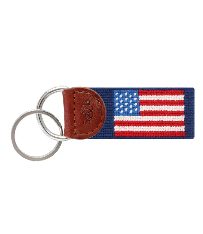 American Flag Key Fob - Classic Navy | Smathers & Branson