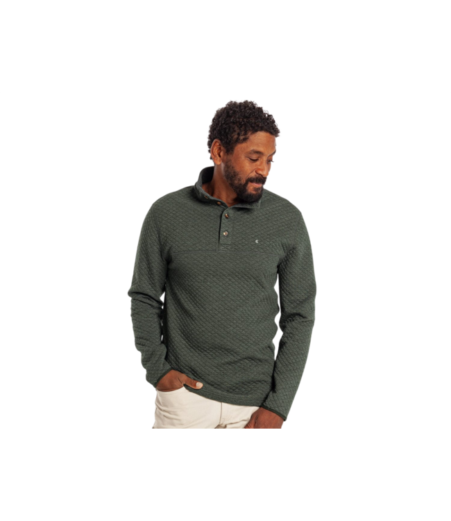 Quilted Pullover - Heather Ivy