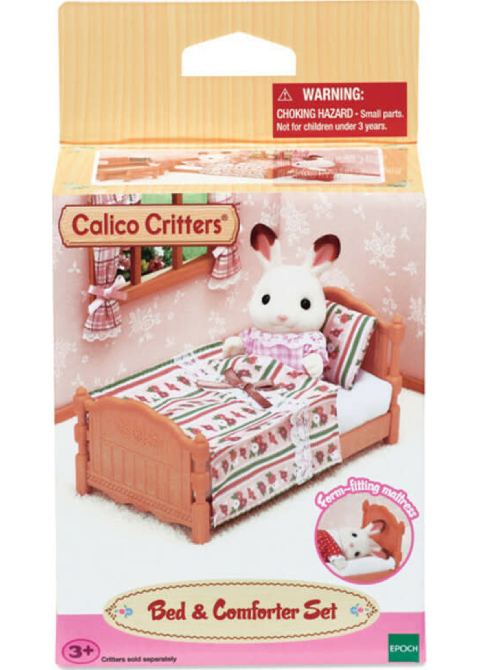 EPOCH (CALICO CRITTER & KIDOOZIE) CC BED AND COMFORTER SET