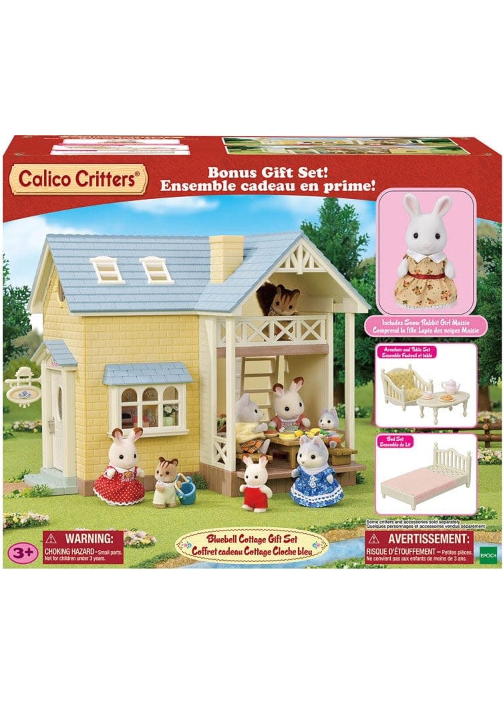 EPOCH (CALICO CRITTER & KIDOOZIE) CC BLUEBELL COTTAGE GIFT SET