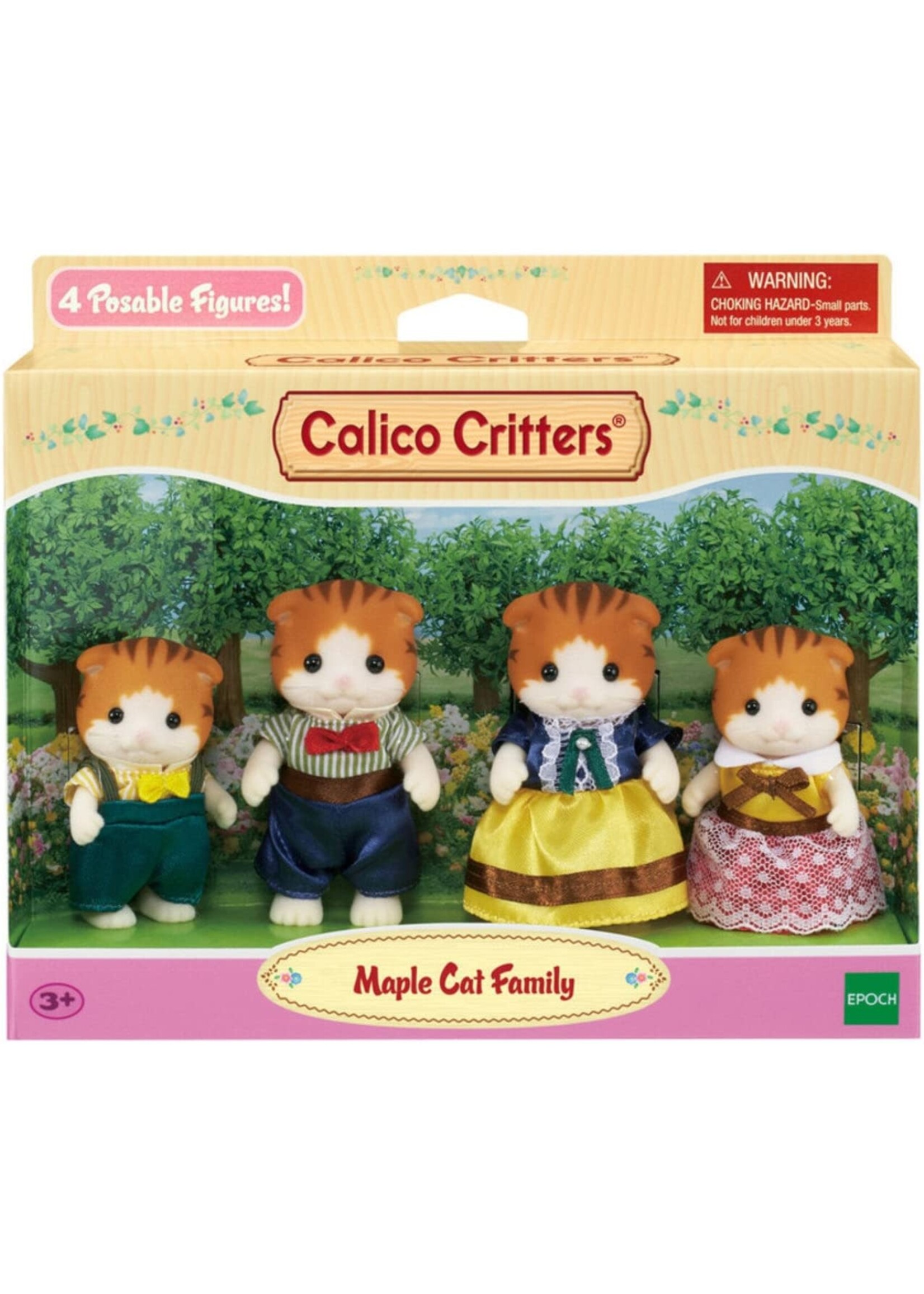 EPOCH (CALICO CRITTER & KIDOOZIE) CC MAPLE CAT FAMILY