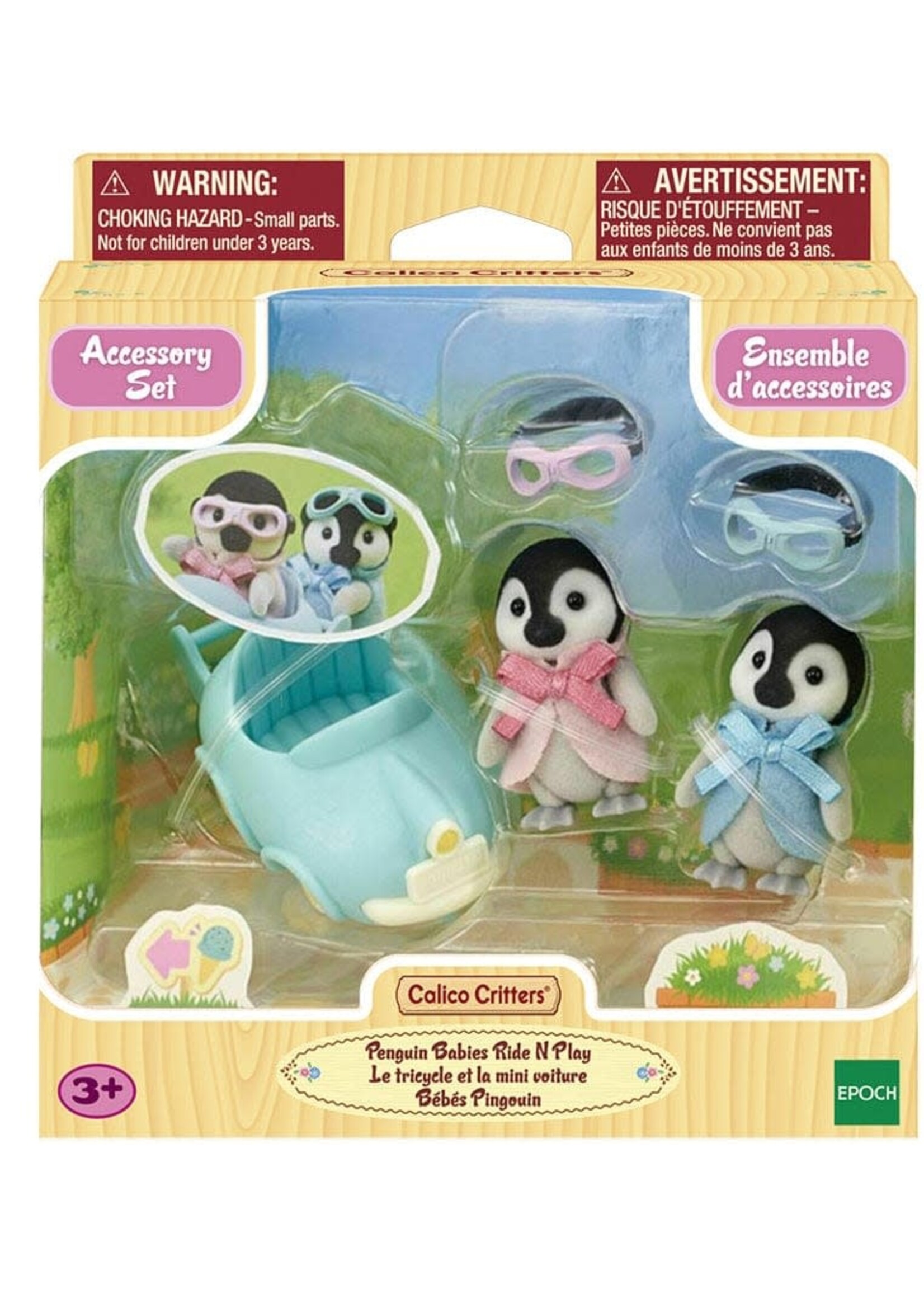 EPOCH (CALICO CRITTER & KIDOOZIE) CC PENGUIN BABIES RIDE 'N PLAY