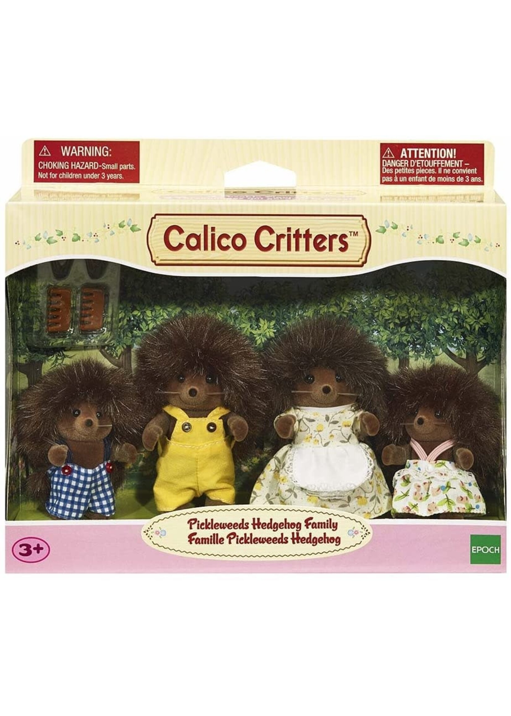 EPOCH (CALICO CRITTER & KIDOOZIE) CC PICKLEWEEDS HEDGEHOG FAMILY