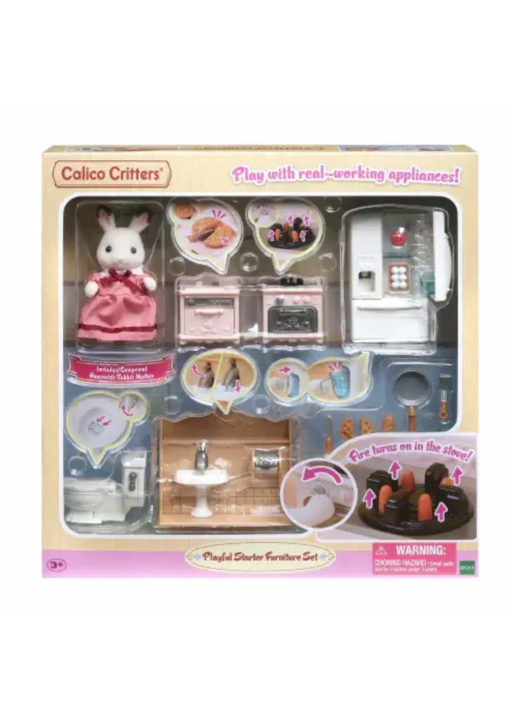 EPOCH (CALICO CRITTER & KIDOOZIE) CC PLAYFUL STARTER FURNITURE SET