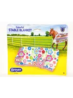 REEVES INTERNATIONAL (BREYER & COLLECTA) BREYER  COLORFUL STABLE BLANKET