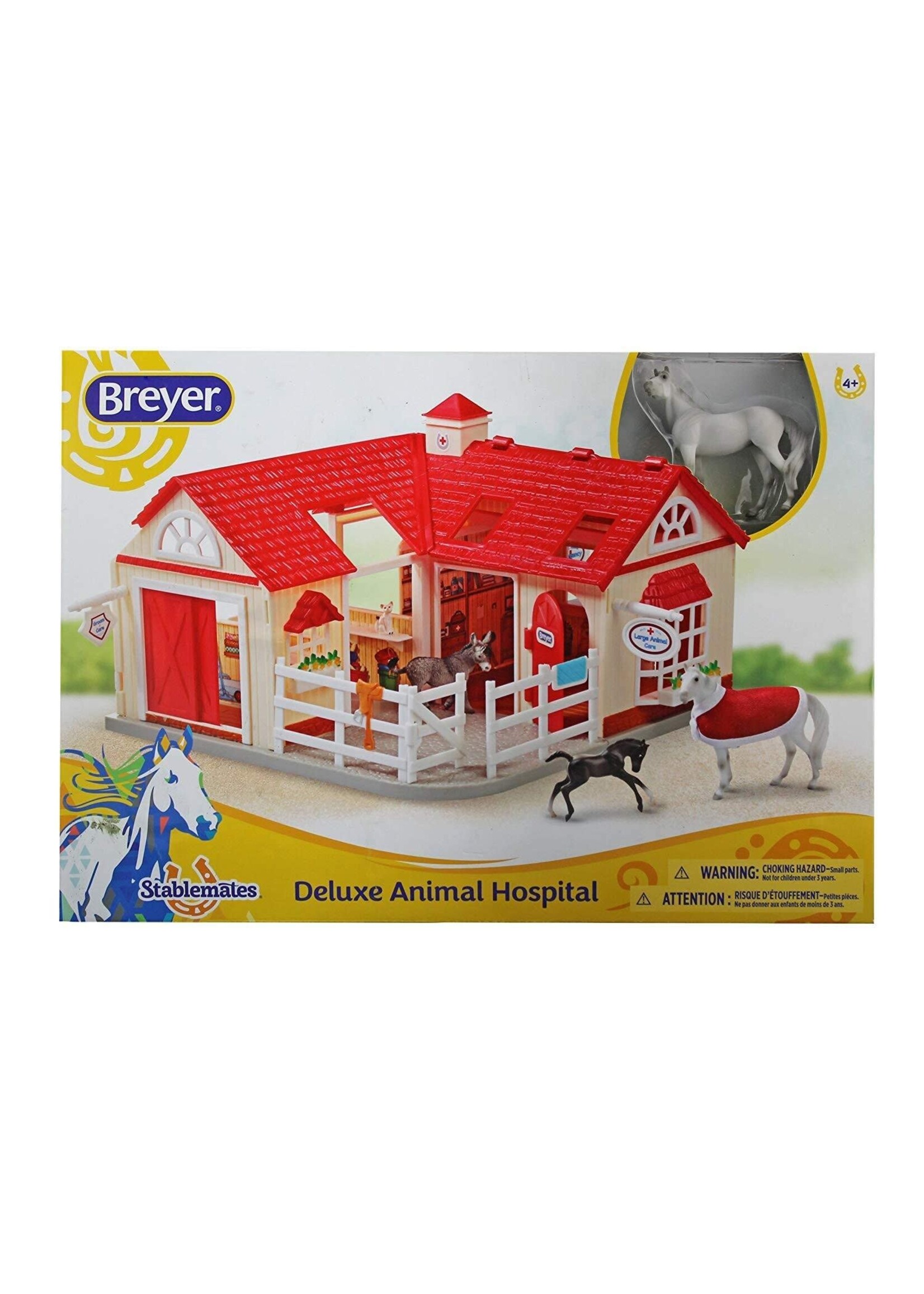 REEVES INTERNATIONAL (BREYER & COLLECTA) BREYER DELUXE ANIMAL HOSPITAL PLAYSET