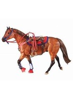 REEVES INTERNATIONAL (BREYER & COLLECTA) BREYER WESTERN RIDING SET HOT COLORS
