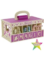 REEVES INTERNATIONAL (BREYER & COLLECTA) BREYER UNICORN MAGIC WOODEN STABLE PLAYSET