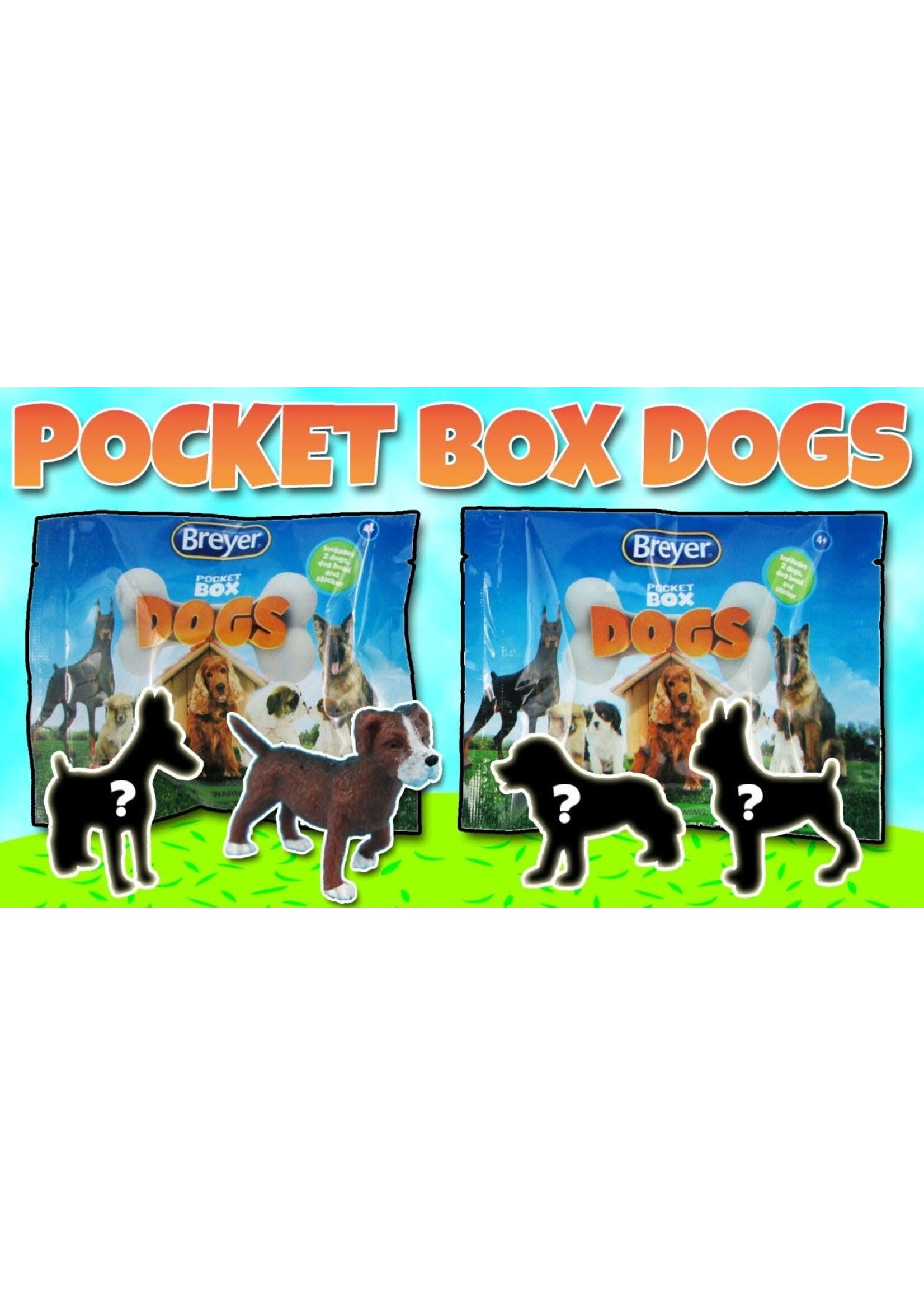 REEVES INTERNATIONAL (BREYER & COLLECTA) BREYER POCKET DOGS