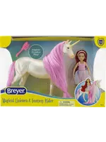 REEVES INTERNATIONAL (BREYER & COLLECTA) BREYER MAGICAL UNICORN & FANTASY RIDER