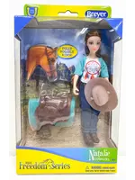 REEVES INTERNATIONAL (BREYER & COLLECTA) BREYER NATALIE WESTERN RIDER WITH TACK