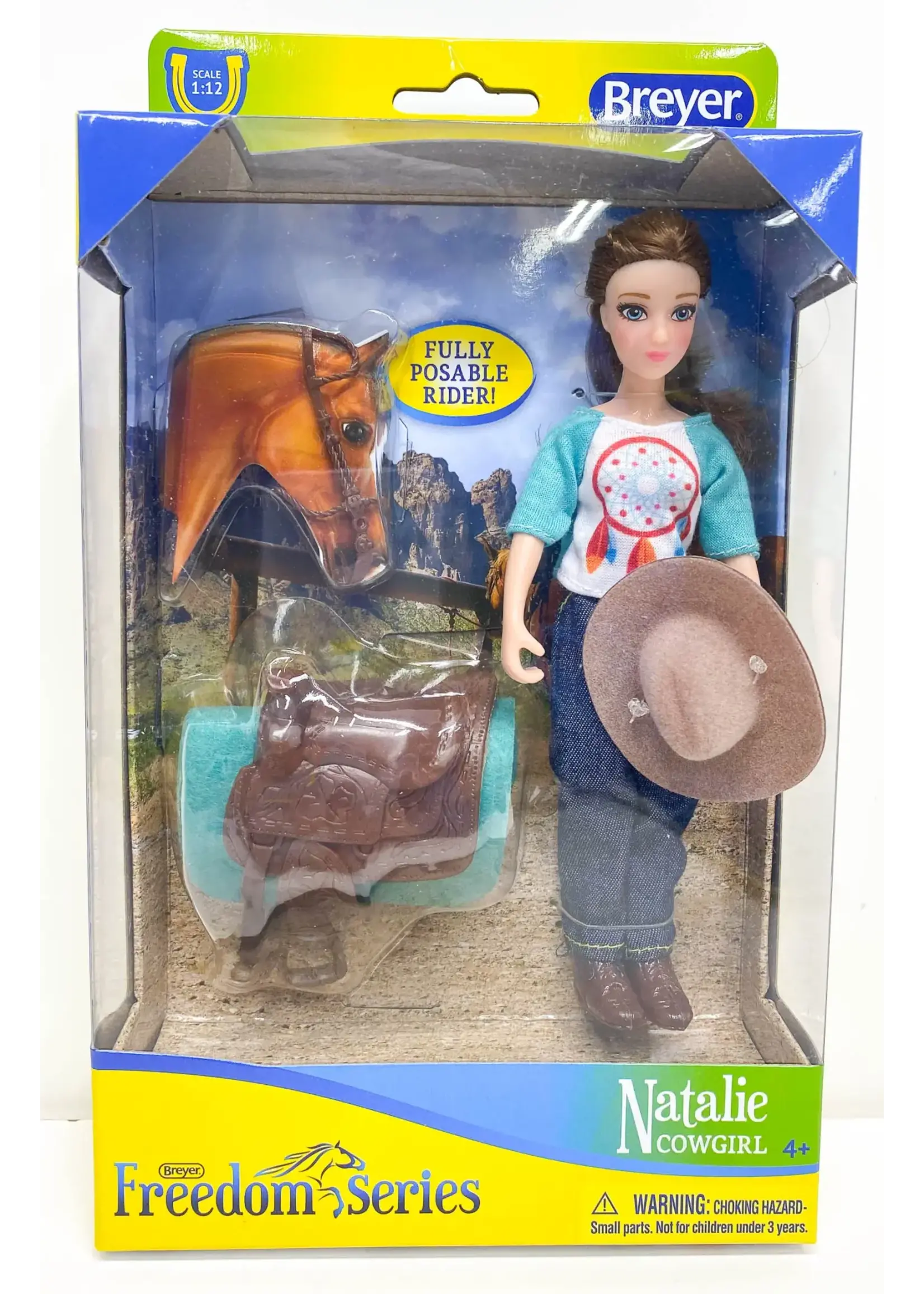 REEVES INTERNATIONAL (BREYER & COLLECTA) BREYER NATALIE WESTERN RIDER WITH TACK