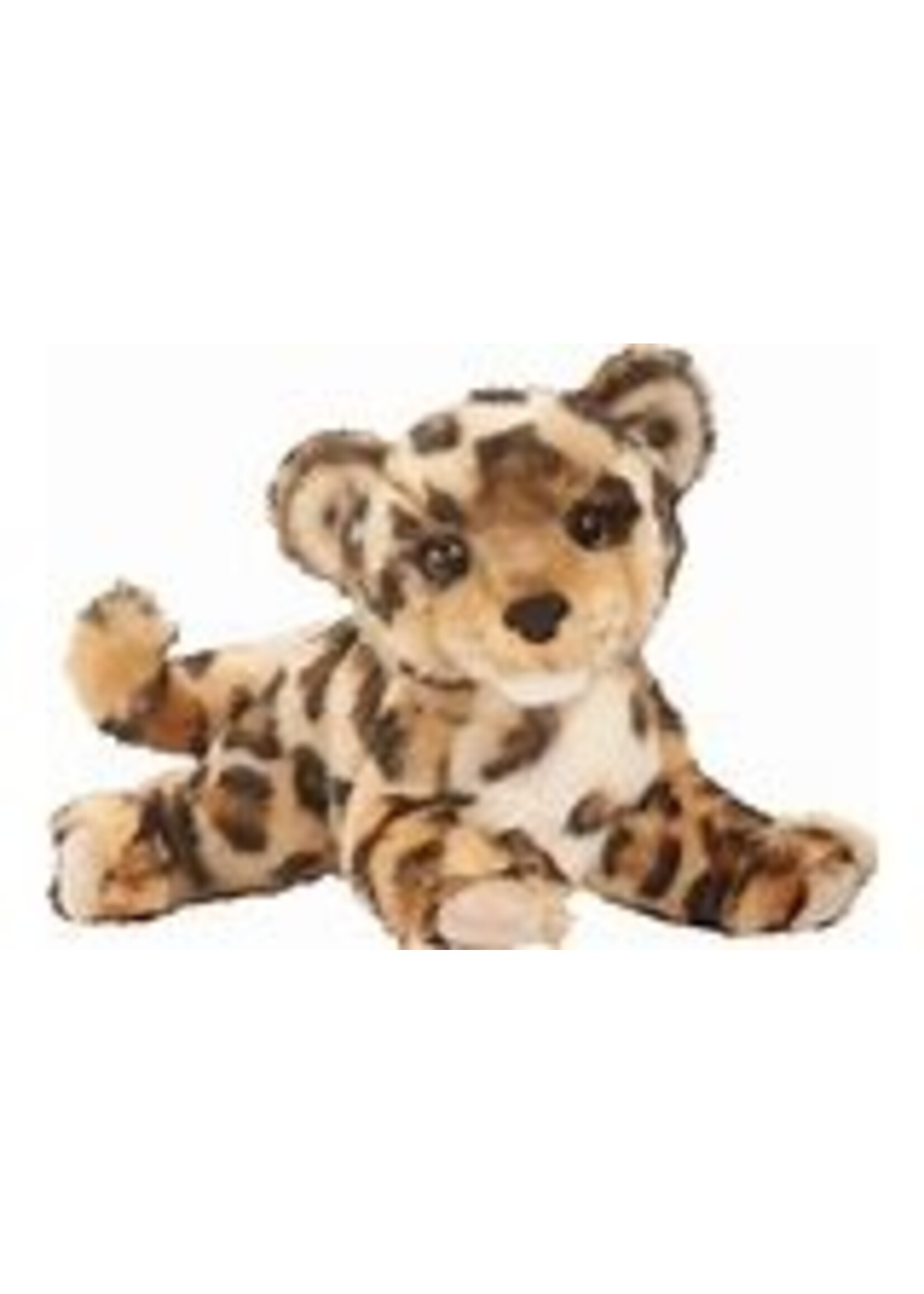 DOUGLAS PLUSH LEOPARD CUB SPATTER