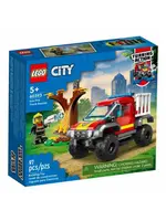 LEGO LEGO 4X4 FIRE TRUCK WITH RESCUE BOAT