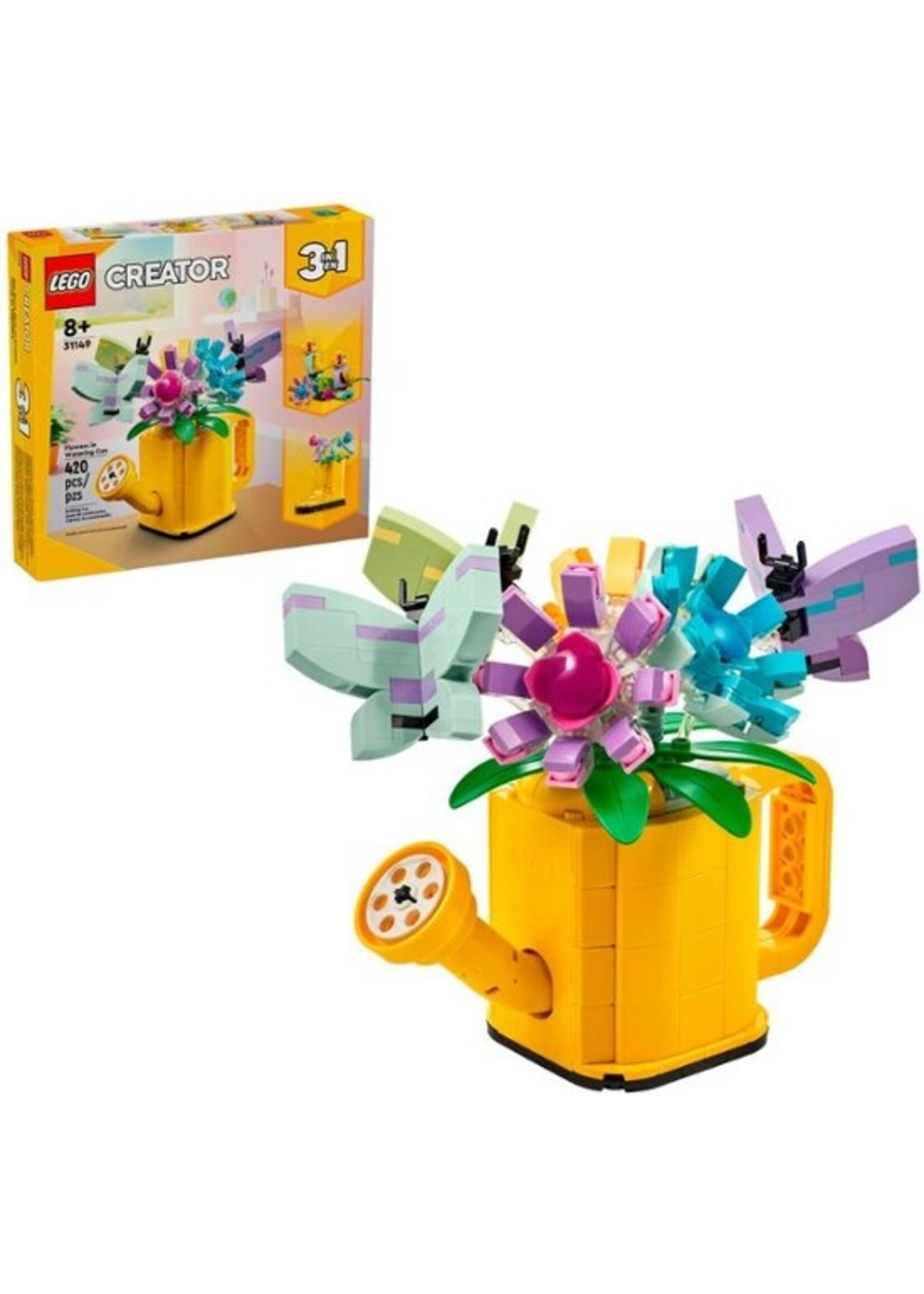 LEGO LEGO FLOWERS IN WATERING CAN