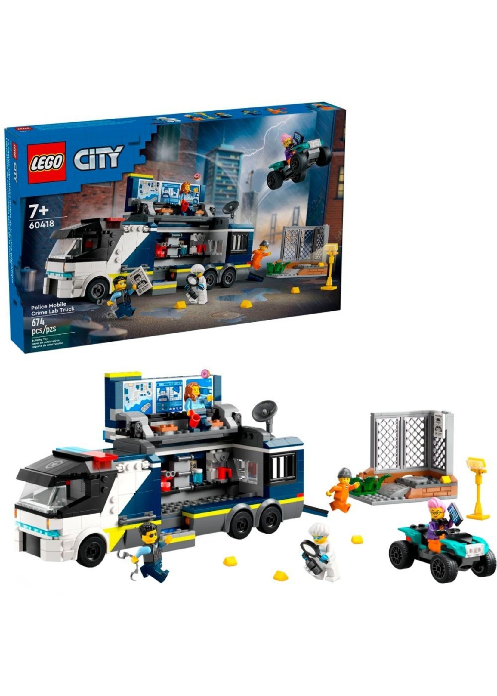 LEGO LEGO POLICE MOBILE CRIME LAB TRUCK