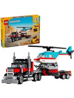 LEGO LEGO FLATBED TRUCK WITH HELICOPTER