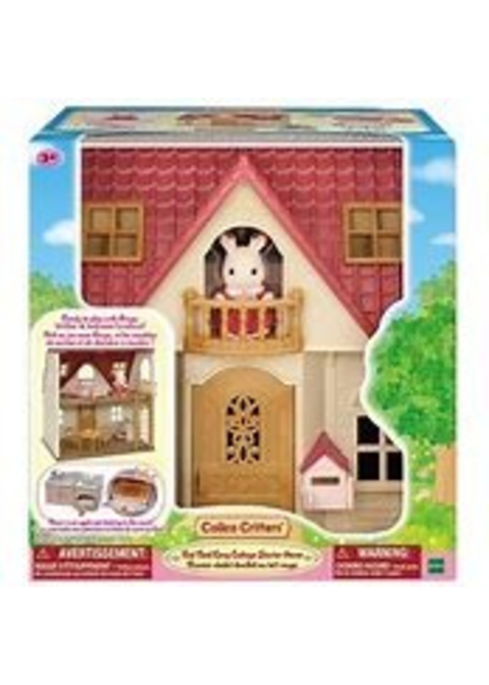 EPOCH (CALICO CRITTER & KIDOOZIE) CC RED ROOF COZY COTTAGE STARTER HOME