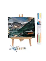 WINNIES PICKS PAINT BY NUMBER A NORWEGIAN FJORD CABIN