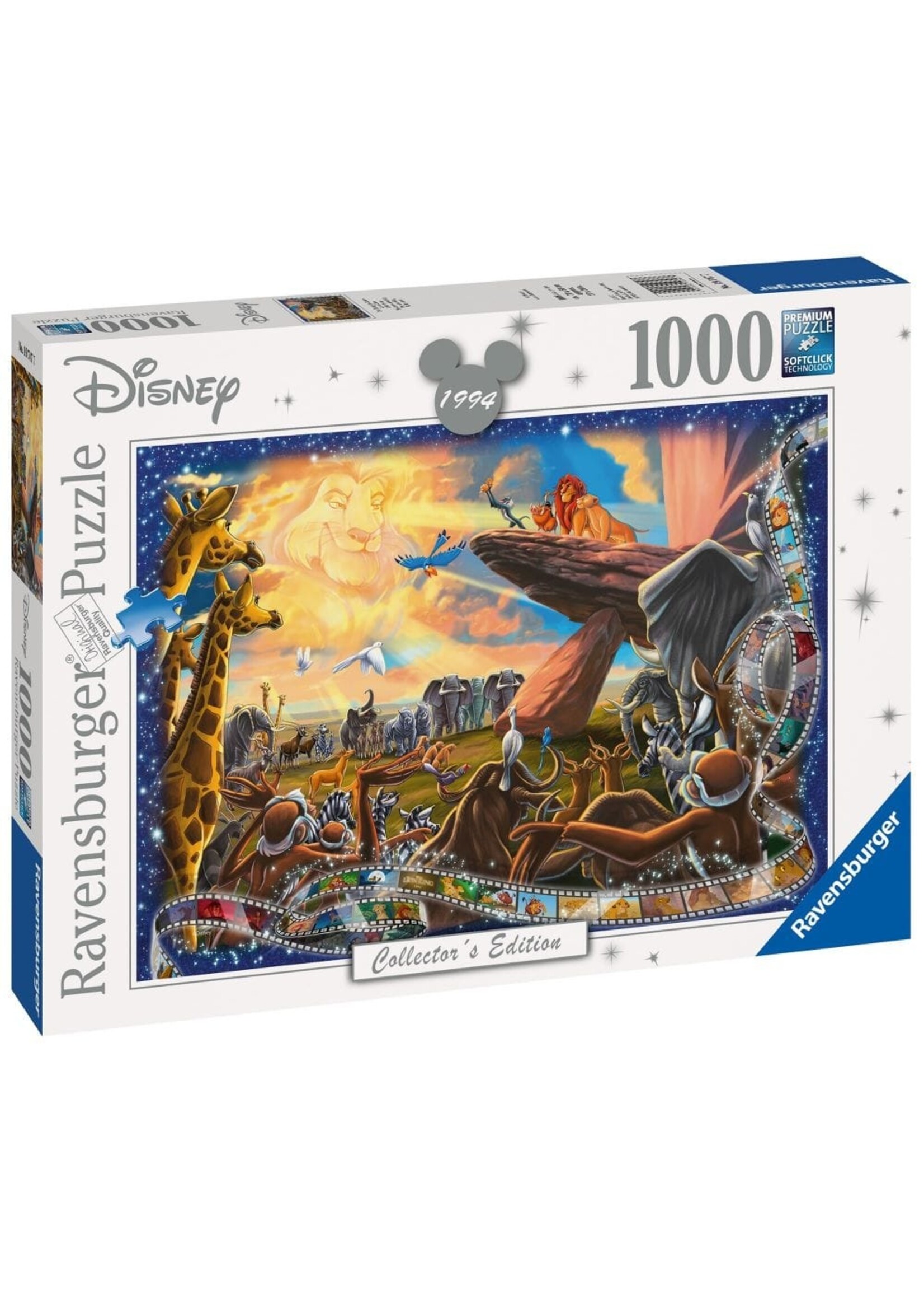 RAVENSBURGER PUZZLE 1000 PCS THE LION KING