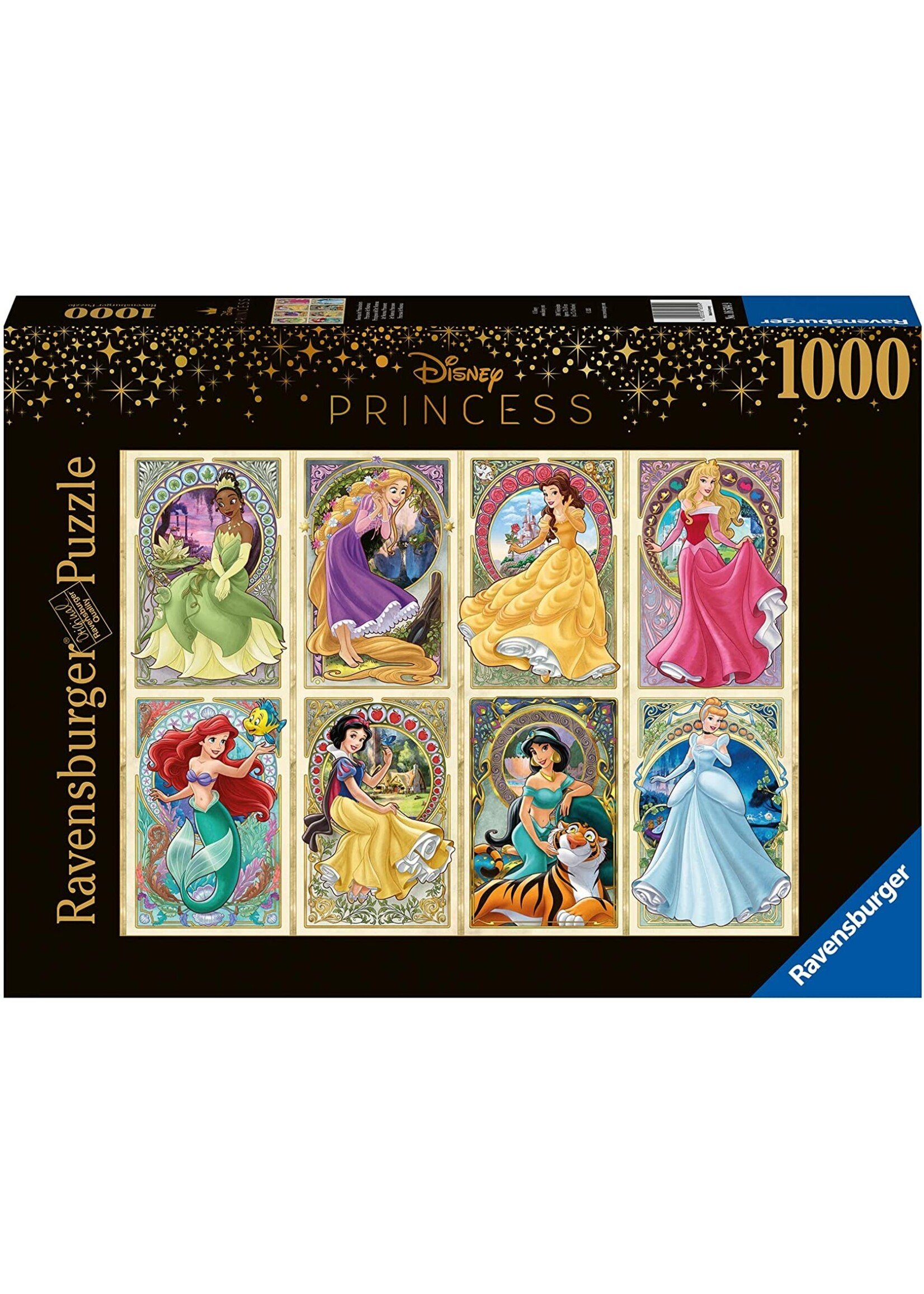 RAVENSBURGER PUZZLE 1000 PC PRINCESSES ART NOUVEAU