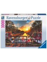 RAVENSBURGER PUZZLE 1000 PC BICYCLES IN AMSTERDAM