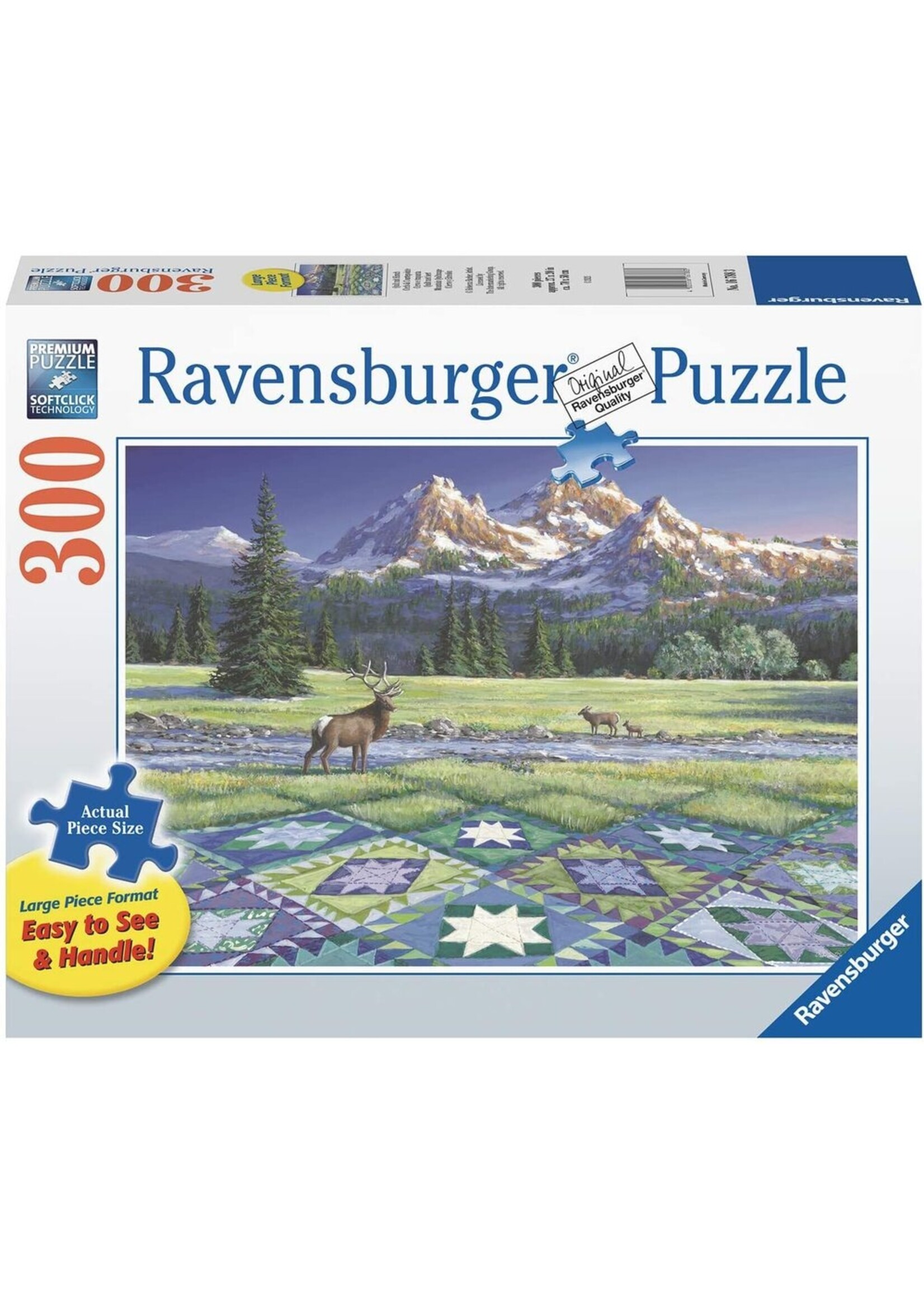RAVENSBURGER PUZZLE 300 PCS ROCKY MOUNTAINS REFLECTION
